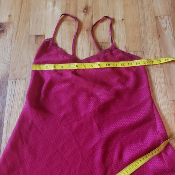 Sheer polka dot maroon LaSenza slip - Picture 4 of 6